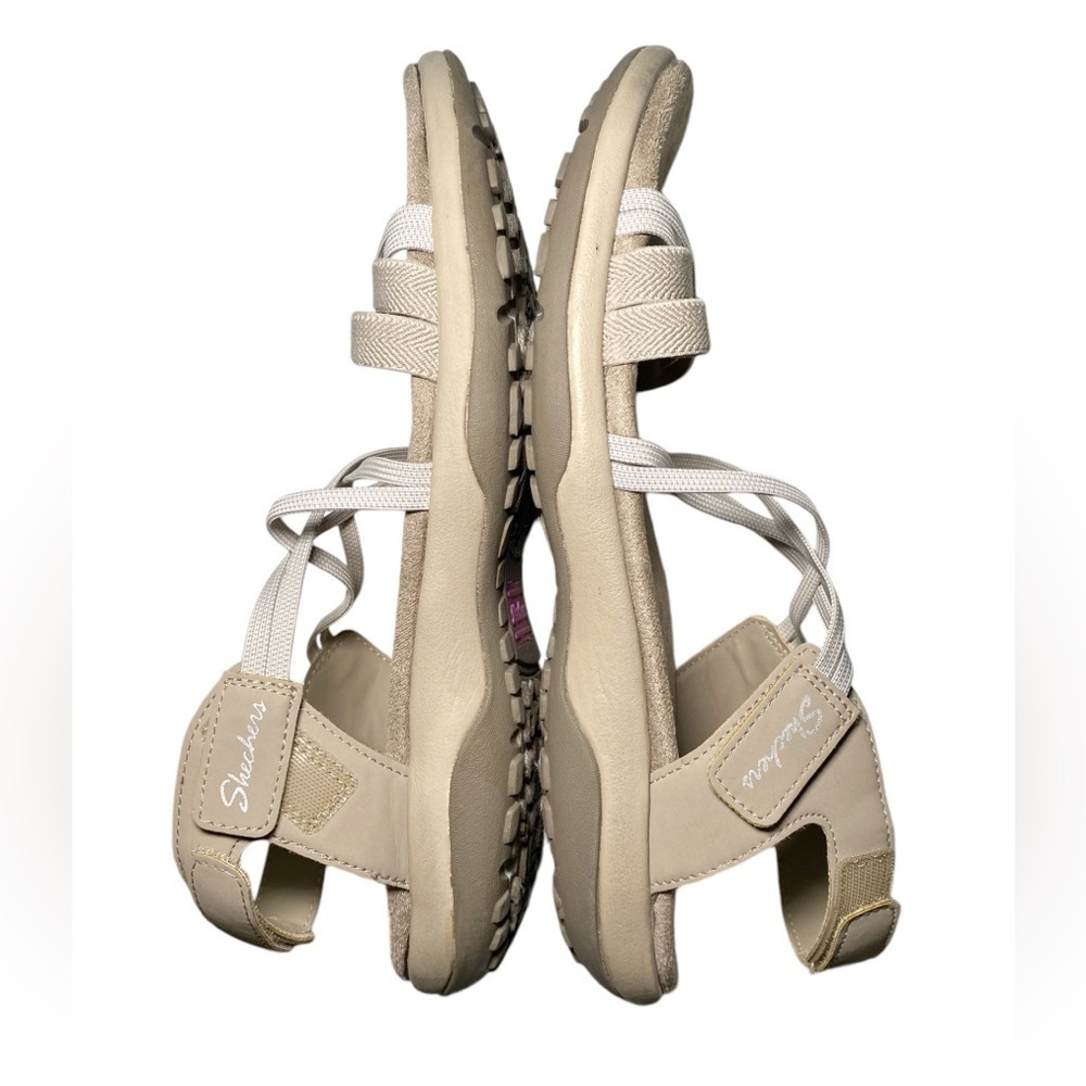 Skechers Reggae Slim Takes Two Sandals - Tan Size 9 - Picture 2 of 10
